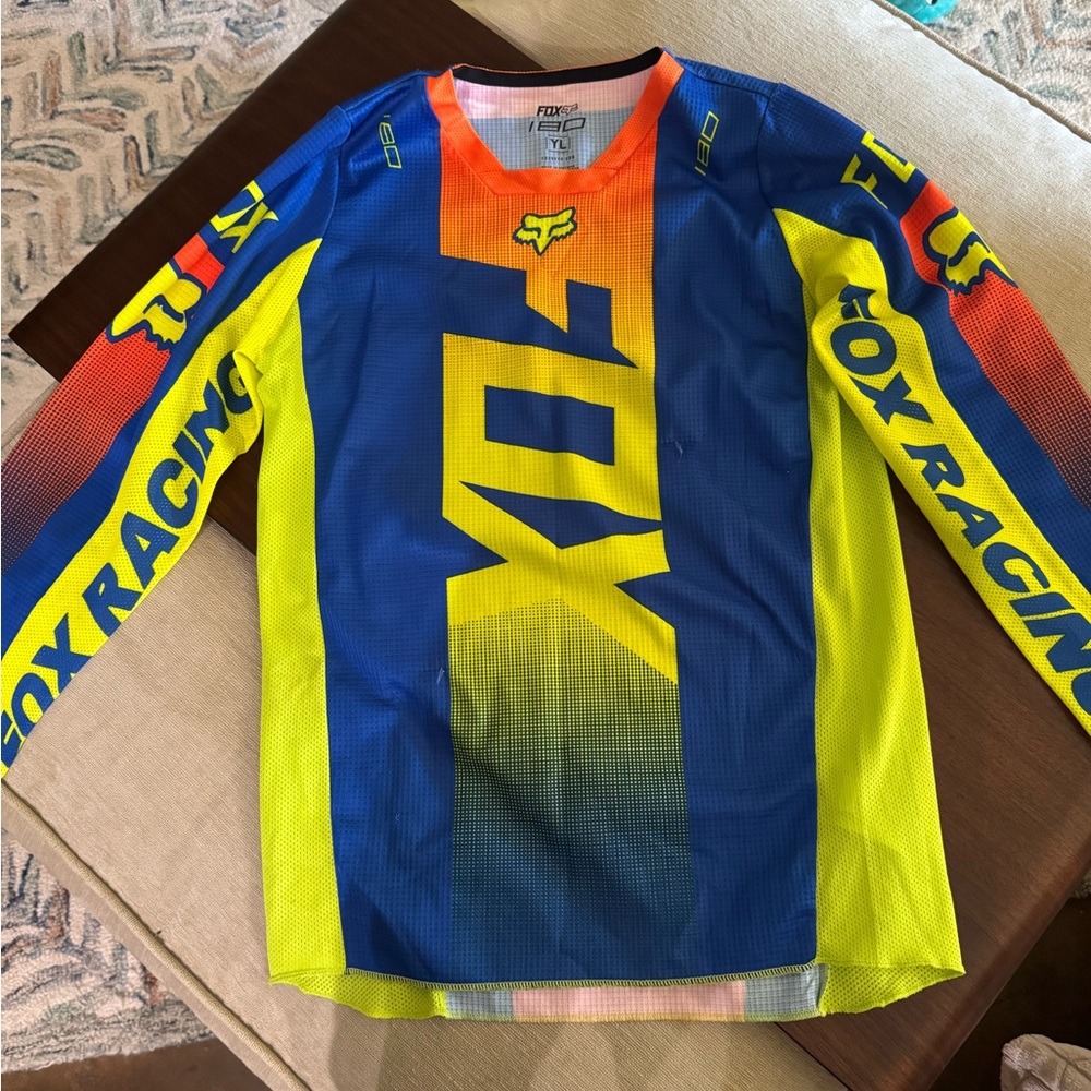 Fox Kids Blue Yellow & Orange Racing Set
